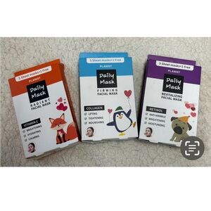 18 Pc Bundle Face Mask Set!! Vitamin C Collagen Retinol NIB